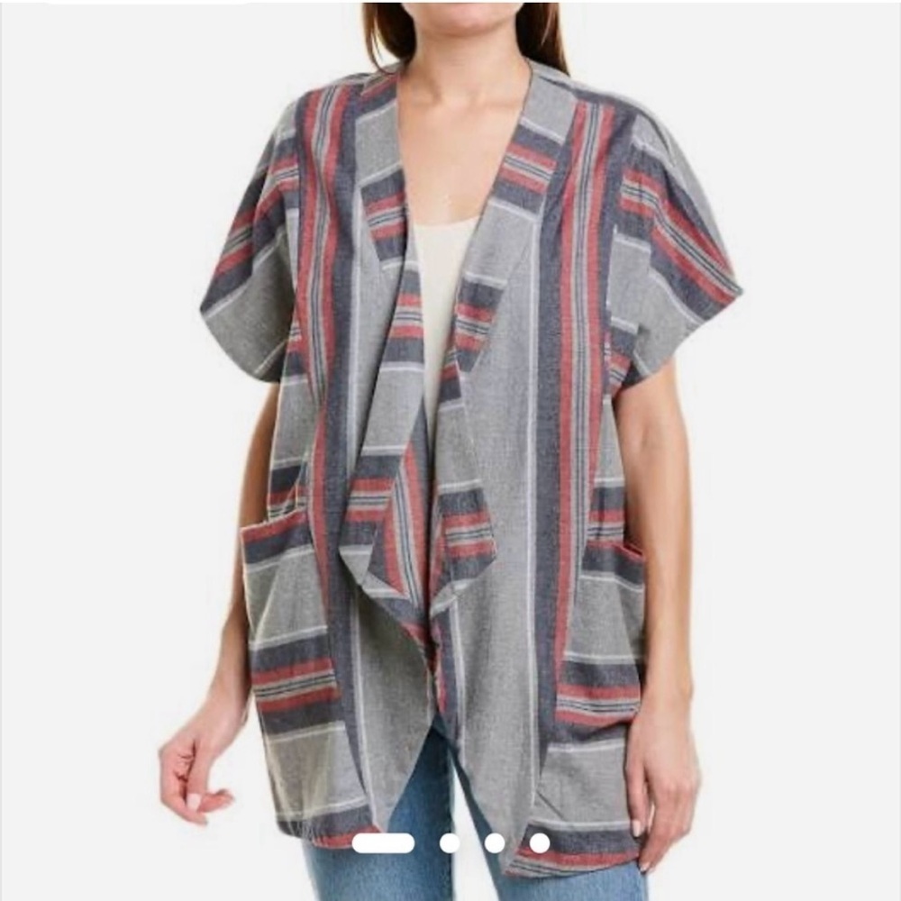 BCBGMAXAZRIA Blanket Boho Indie Cardigan XS NWT